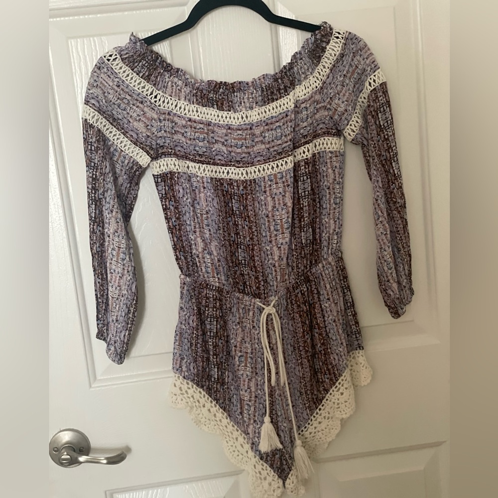 Off the shoulder romper